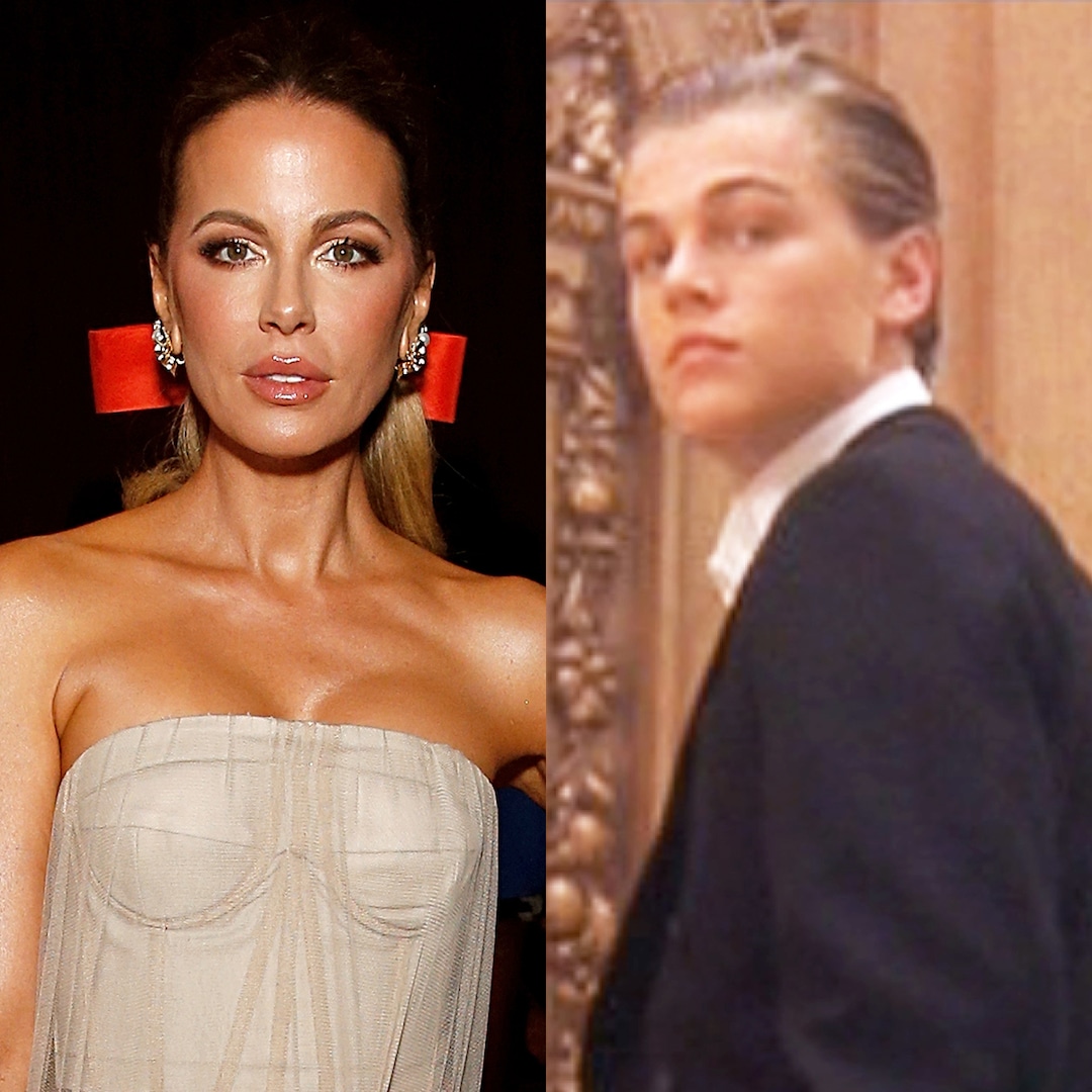 Kate Beckinsale Dresses as a Blue Diamond to Leonardo DiCaprio’s B-Day